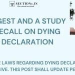 Dying Declaration: Digest