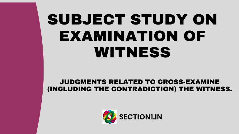 cross-examination