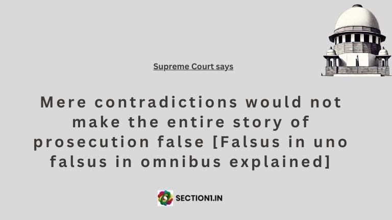mere contradiction