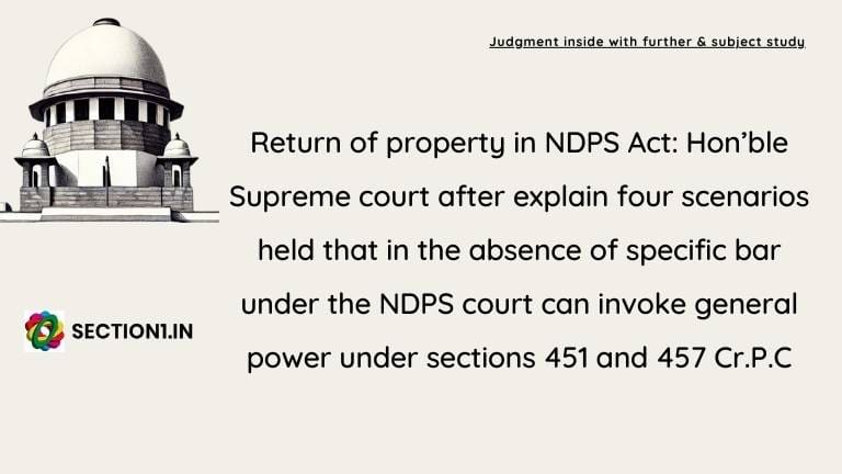 ndps return of property